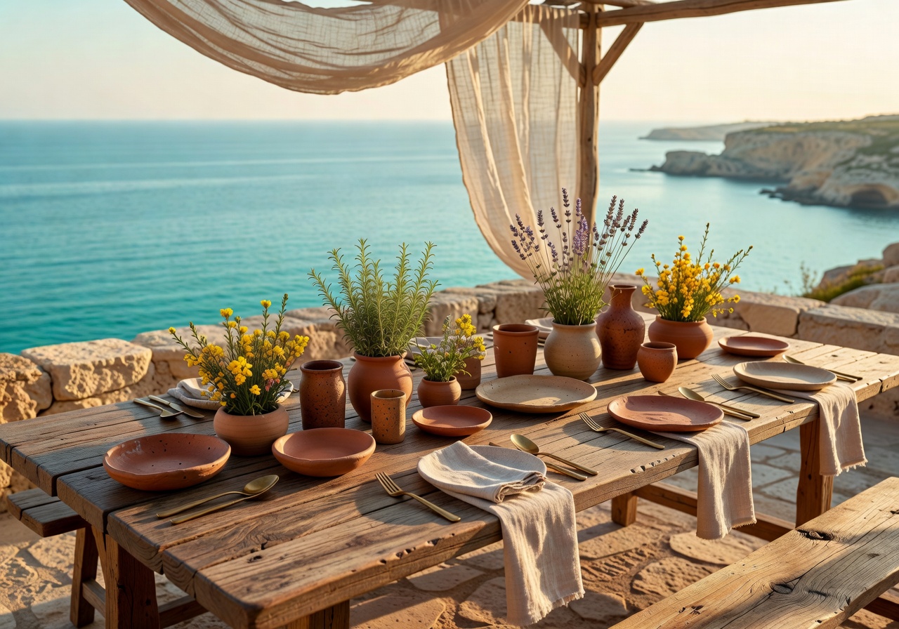Bespoke Mediterranean table styling by Wed Our Way Malta