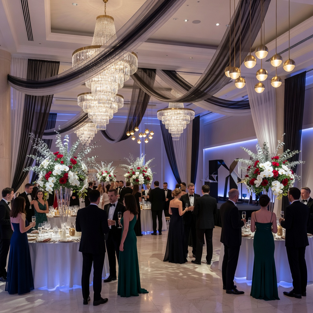 Corporate event gala decor