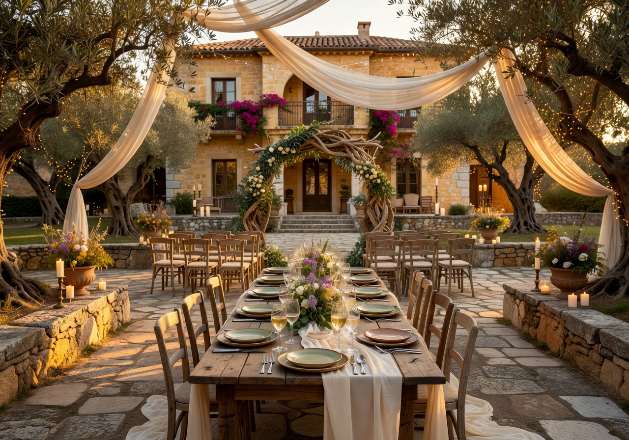 Rustic luxury destination wedding