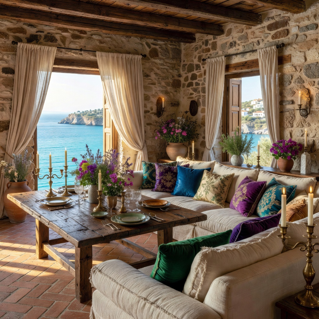 Rustic Mediterranean luxury decor by Wed Our Way